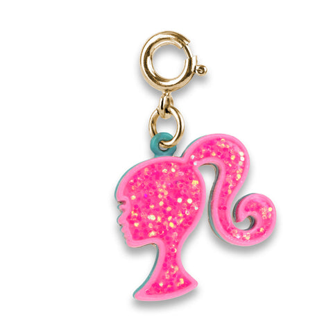 Charm It Gold Glitter Barbie Charm