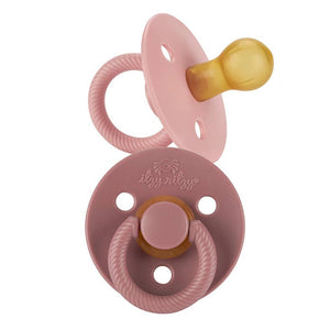 Itzy Soother Blossom+Rosewood Natural Rubber Pacifiers
