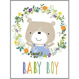 Gift Enclosures - Bear Baby Boy