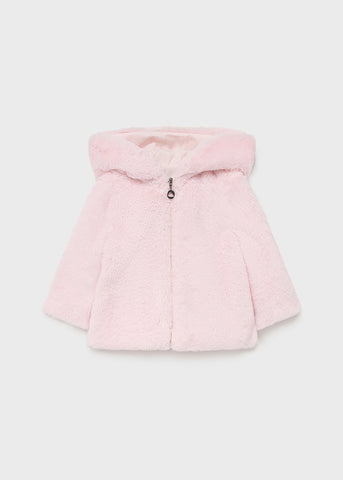 Baby Pink Plush Coat
