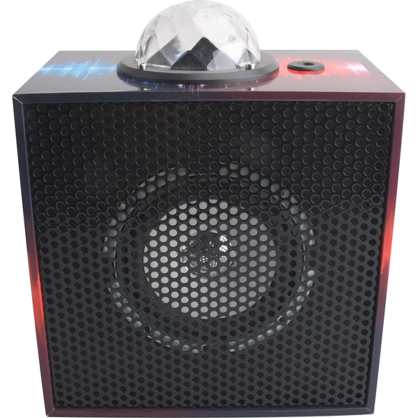 Beat Box Stereo Speaker w/Laser Light Show-Sound Waves