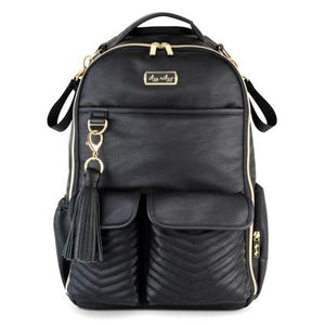 Jetsetter Black Boss Backpack Diaper Bag