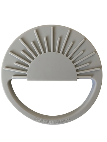 Silicone Sun Teether- Grey