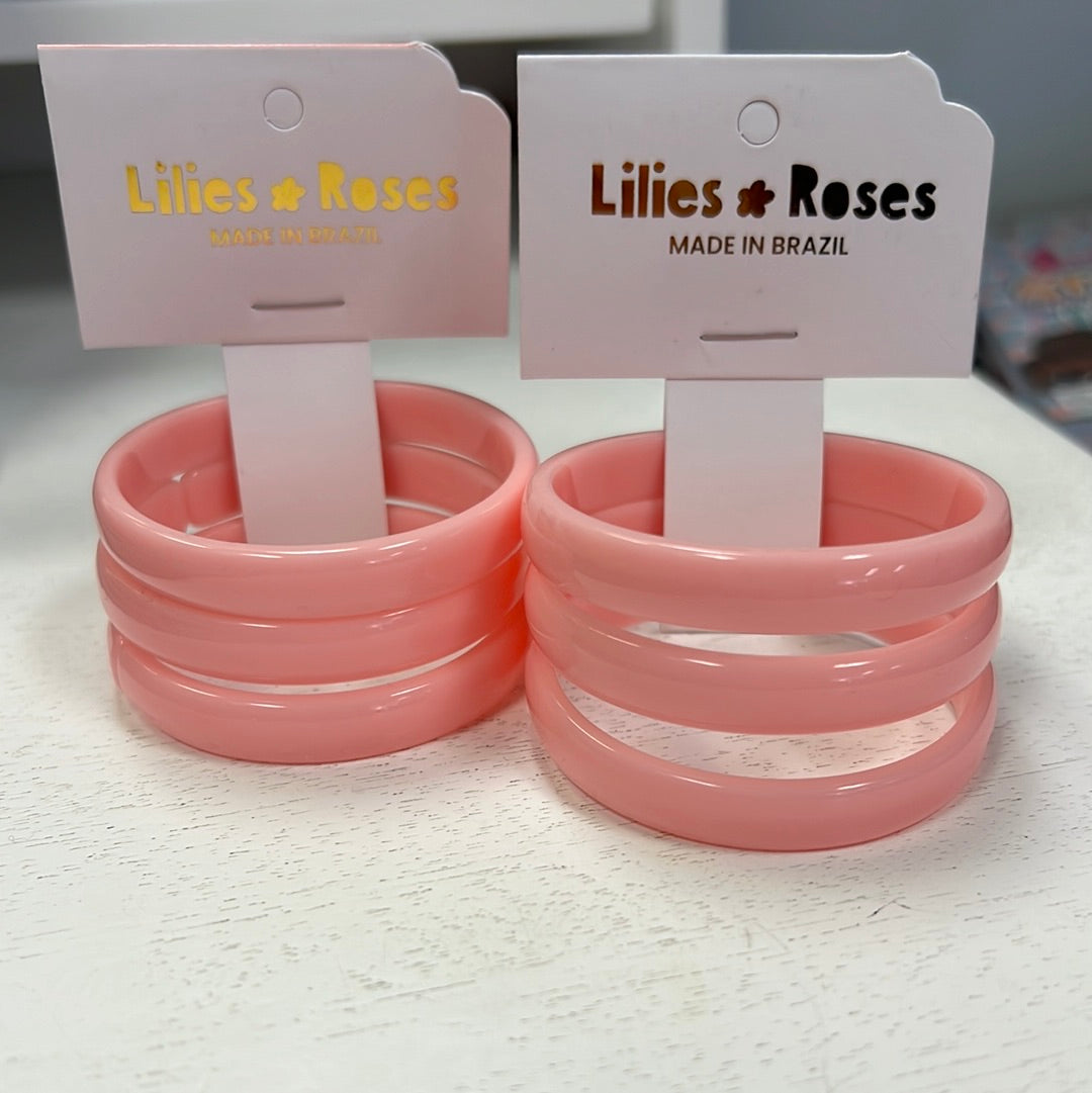 Plain Light Pink Bangle