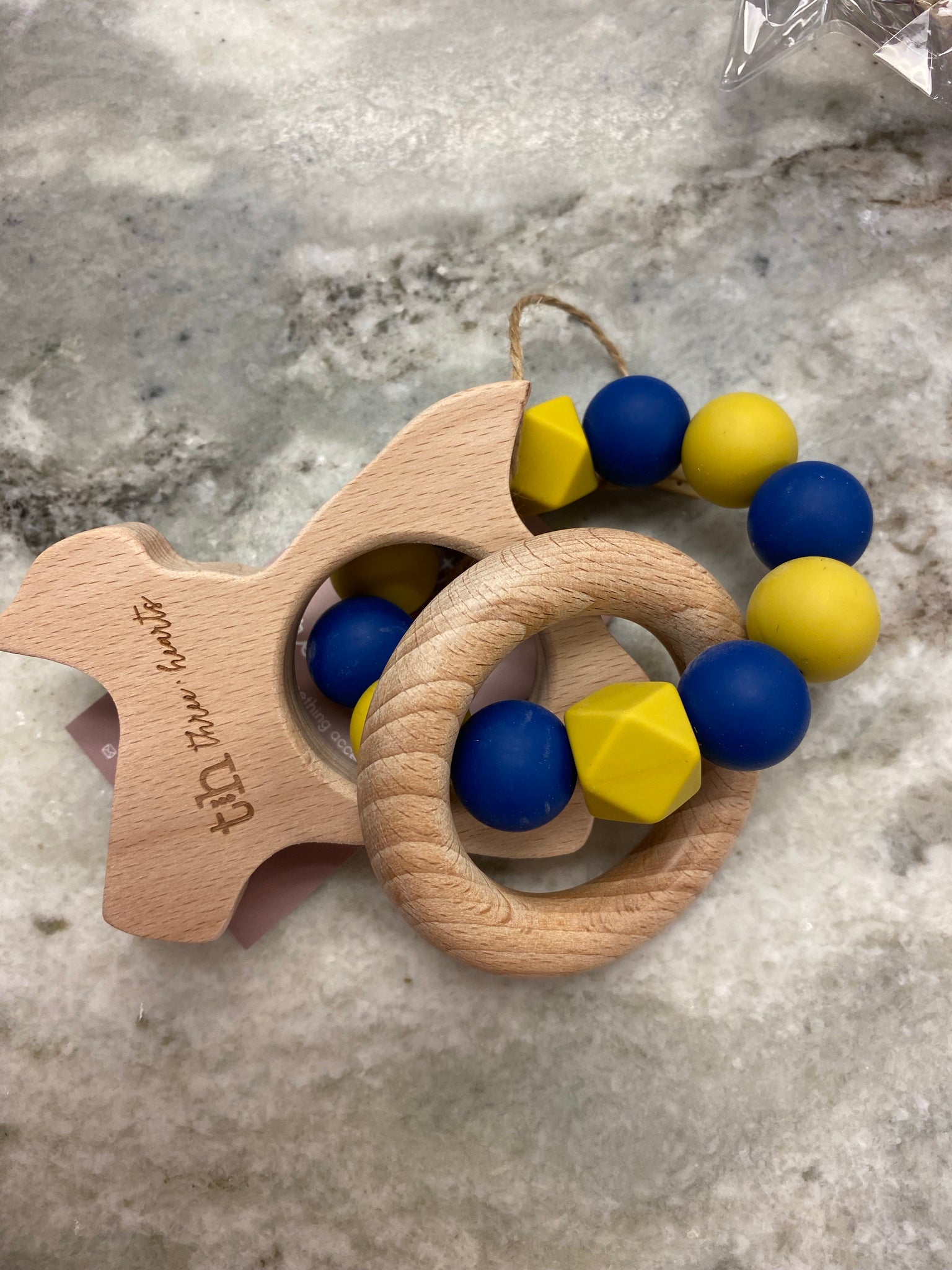Texas Rattle - Blue and Gold