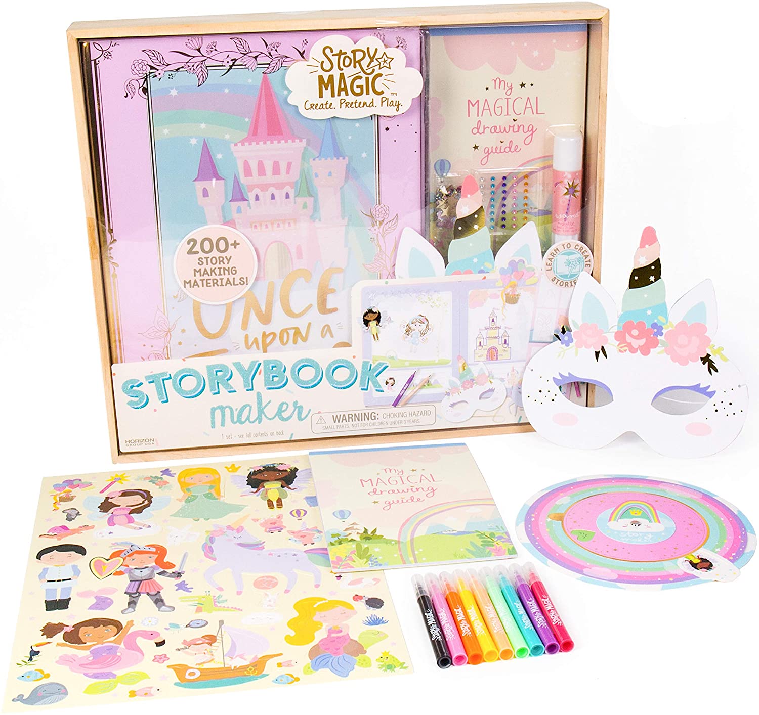 Wooden Stamp Story Play Set