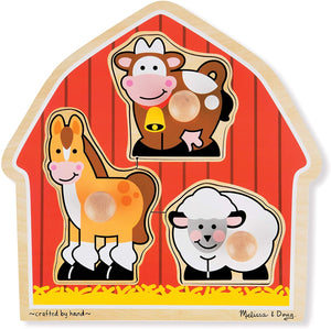 Jumbo Knob Puzzle: Barnyard Animals-2054
