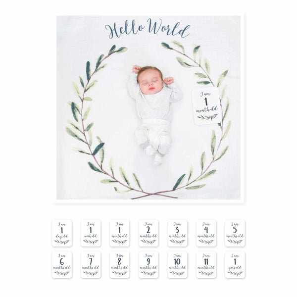 Lulujo Baby's First Year- Hello World