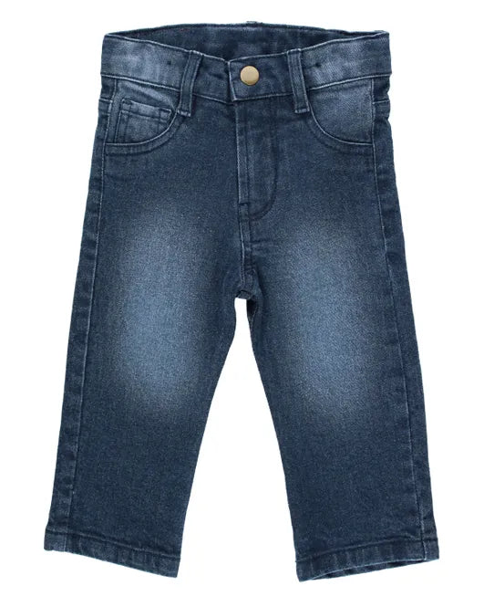 Medium Wash Straight Jeans