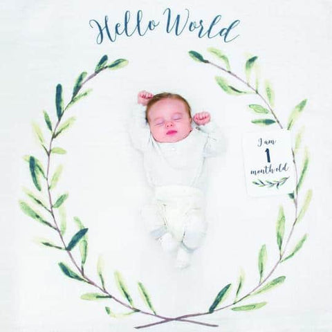 Lulujo Baby's First Year- Hello World