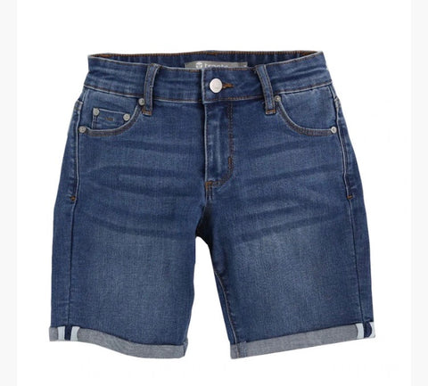 Cuffed Denim Short