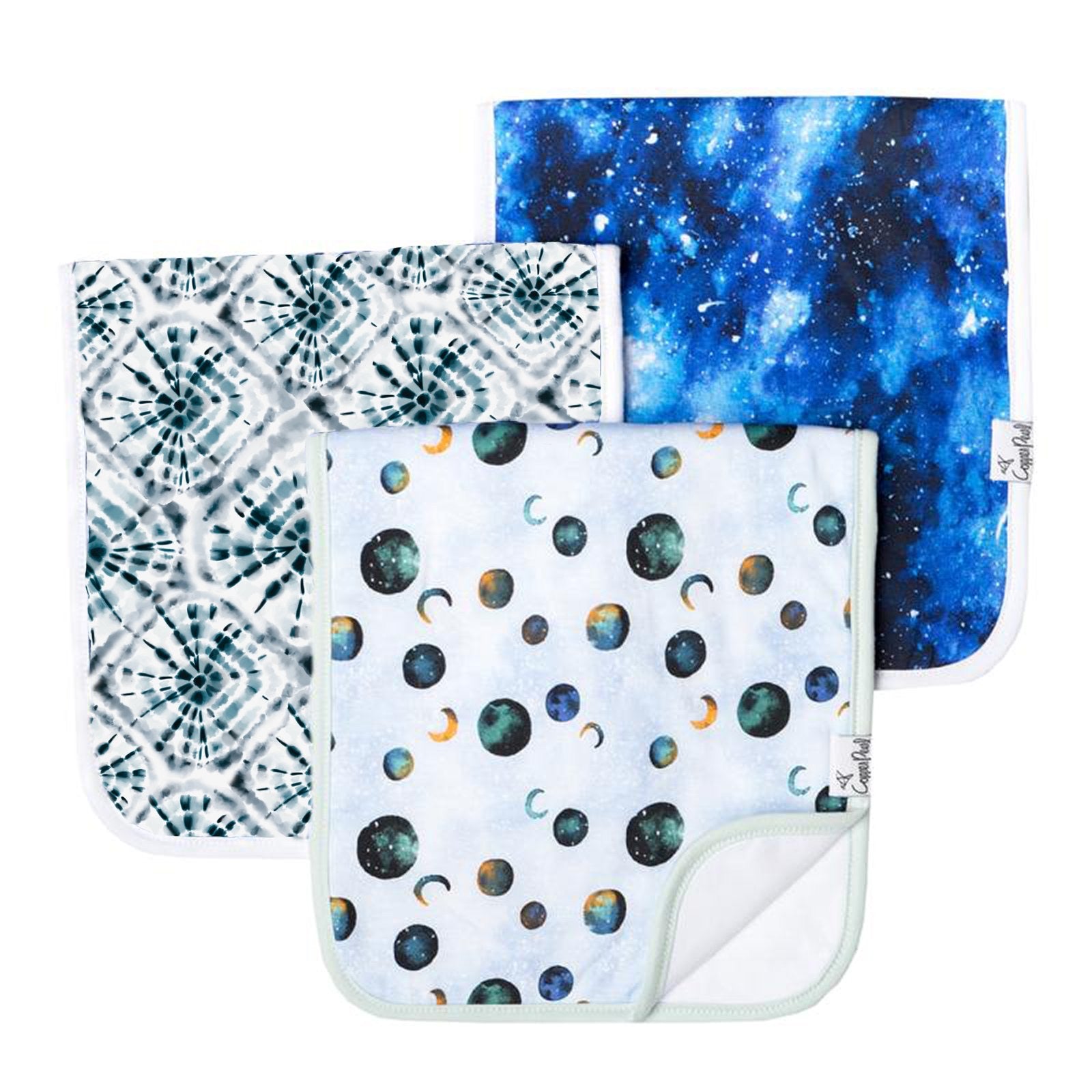 Burp Cloth Set- Galaxy