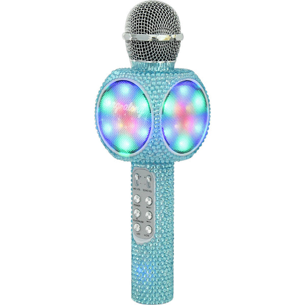 Sing A long Blue Bling Karaoke Bluetooth Microphone