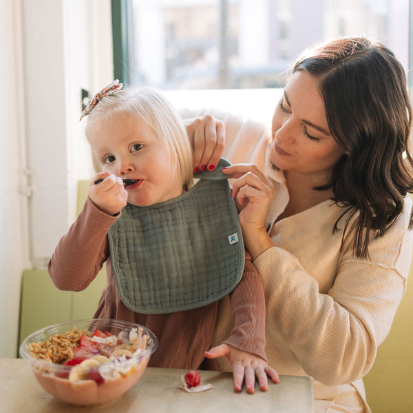 Cotton Muslin Classic Bib 3 Pack - Farmyard