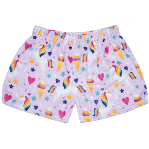 Magical Unicorn Plush Shorts