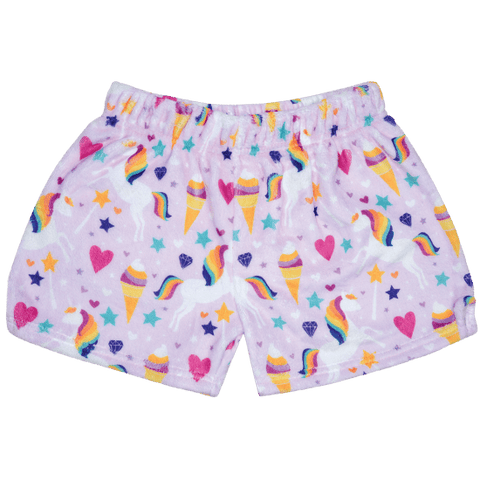 Magical Unicorn Plush Shorts