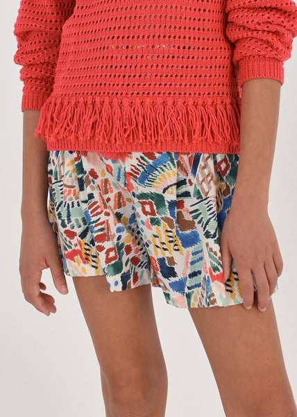 Printed Cotton Skort