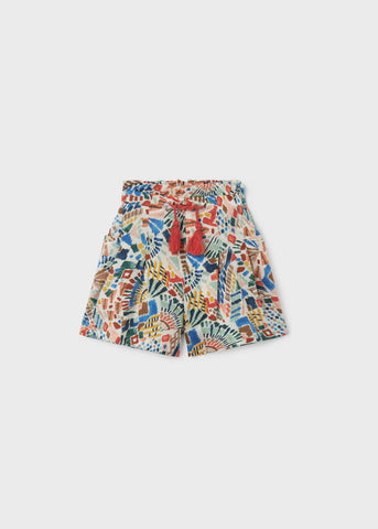 Printed Cotton Skort