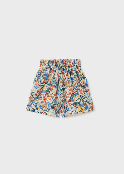 Printed Cotton Skort