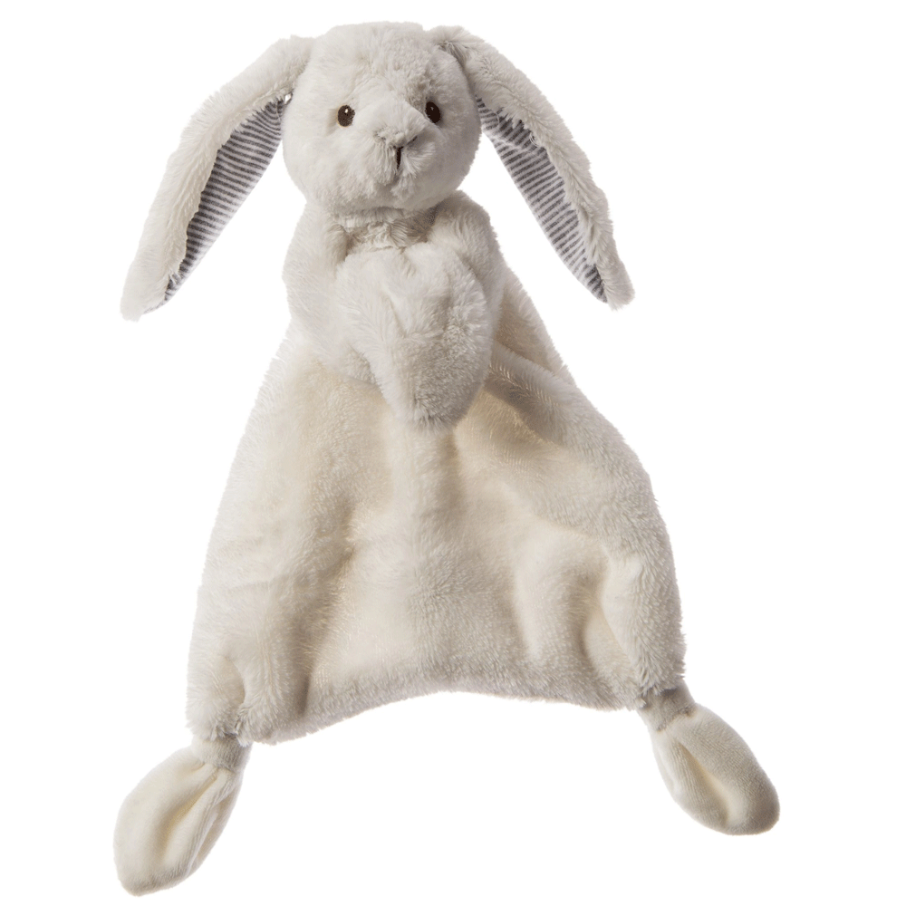 Silky Bunny Lovey - White