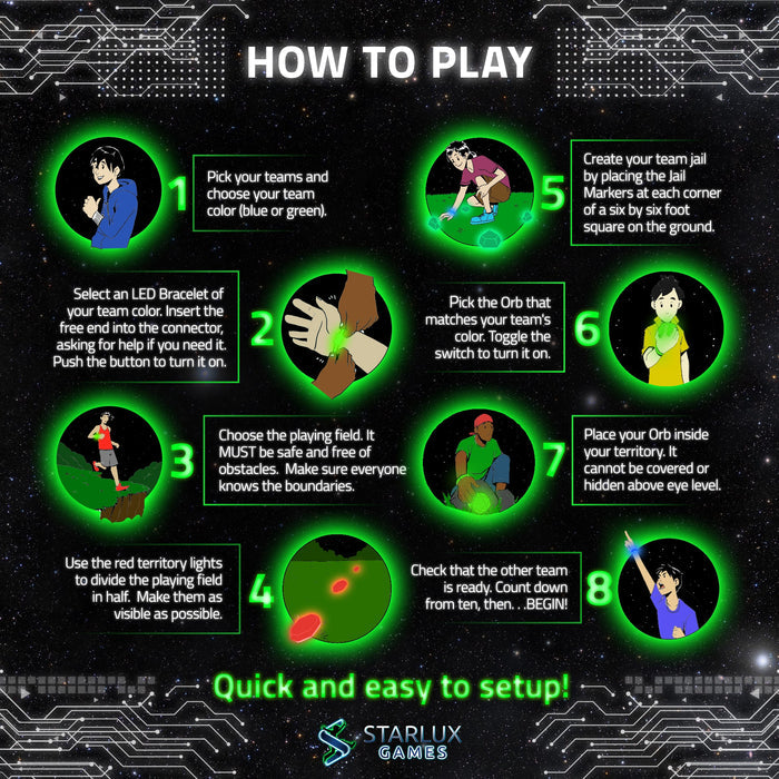 Glow-in-the-Dark Capture The Flag