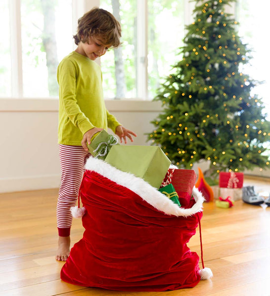 Santa's Oversized Velvet Toy and Gift Sack